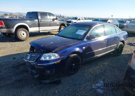 2002 Volkswagen Passat Glx from USA, damaged, VIN WVWRH63B42E401606